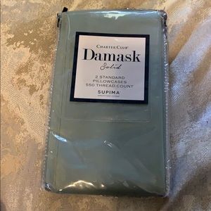 Charter club Damask solid 2 standard pillow cases